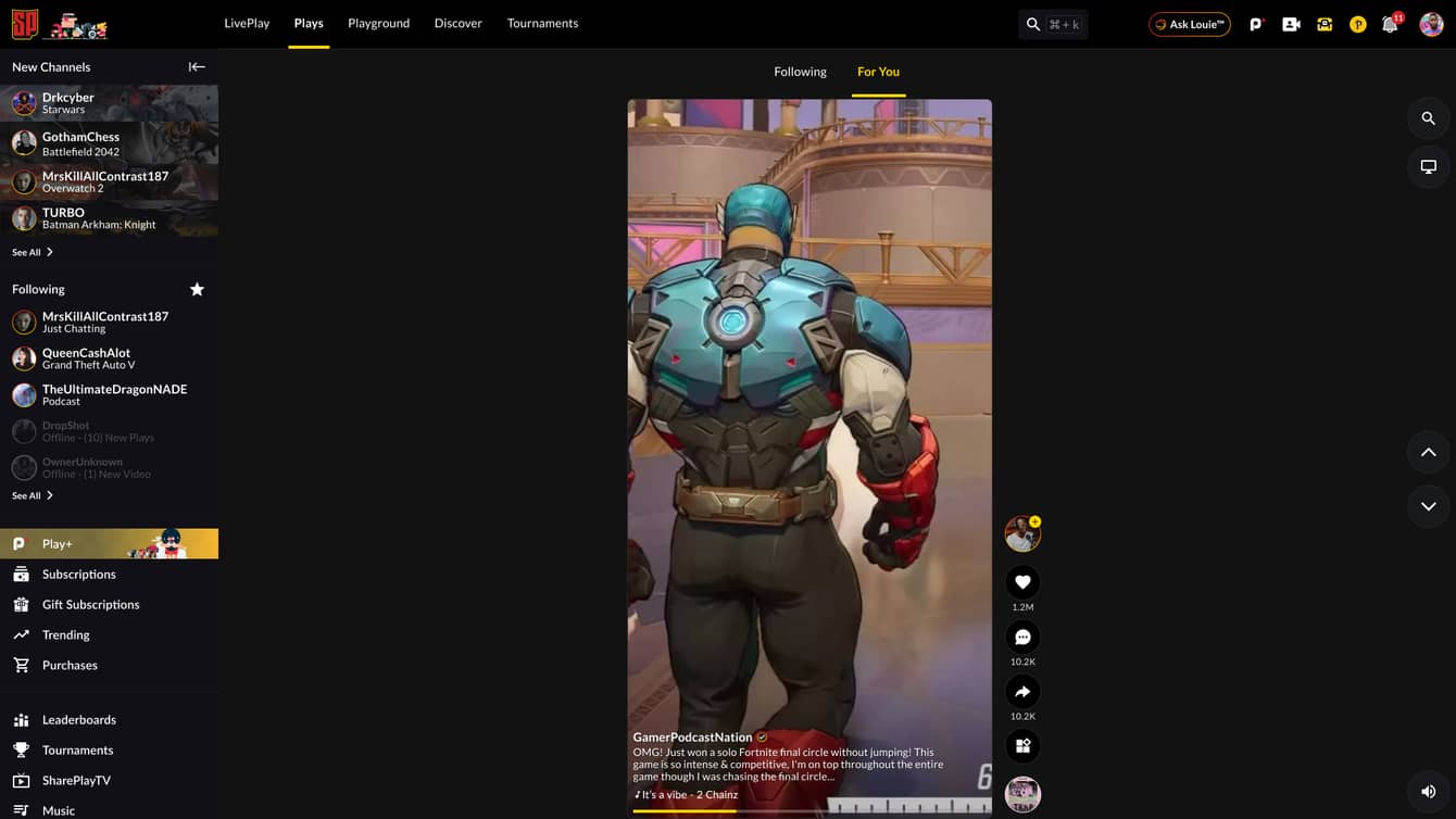 SharePlay Plays — short-form clips from your stream